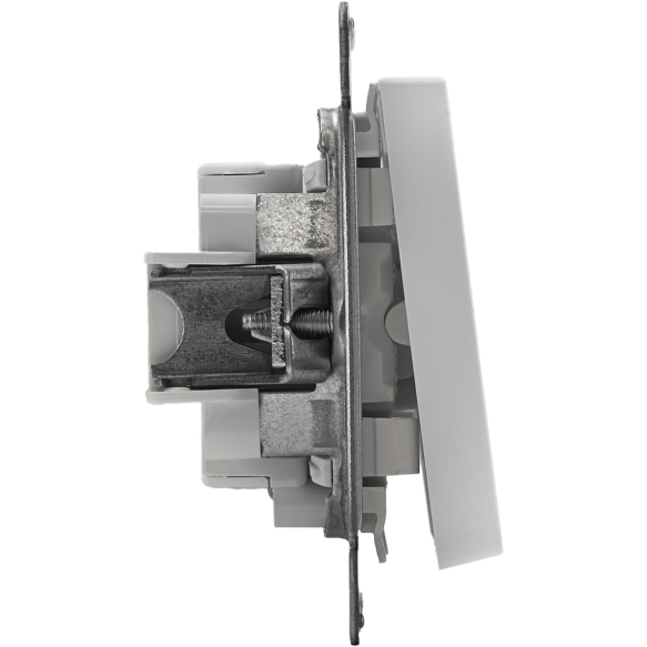 Механизм выключателя 2-кл. СП AtlasDesign 10А IP20 (сх. 5а) 10AX с подсветкой бел. SchE ATN000153