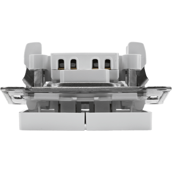 Механизм выключателя 2-кл. СП AtlasDesign 10А IP20 (сх. 5а) 10AX с подсветкой бел. SchE ATN000153