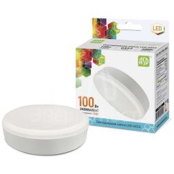 Лампа светодиодная LED-GX53-standard 10Вт таблетка 4000К бел. GX53 900лм 160-260В ASD 4690612005126