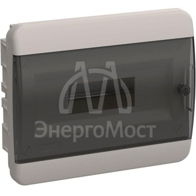 Корпус пластиковый ЩРВ-П-12 IP41 черн. прозр. дверь TEKFOR IEK TF5-KP12-V-12-41-K01-K03