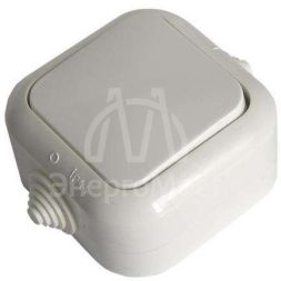 Выключатель 1-кл. ОП 10А IP44 бел. БЕЛТИЗ А1 10-001