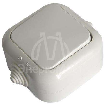 Выключатель 1-кл. ОП 10А IP44 бел. БЕЛТИЗ А1 10-001