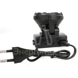 Фонарь налобный аккумуляторный LED 5364 (220В LED 2 режима; черн.) Ultraflash 11258