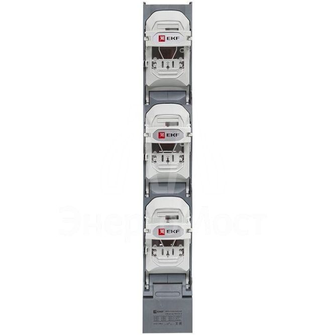 Выключатель-разъединитель УВРЭ v2 верт. (185мм) 400А пофазный под ППН габ.2 PROxima EKF uvre2-v-400-p