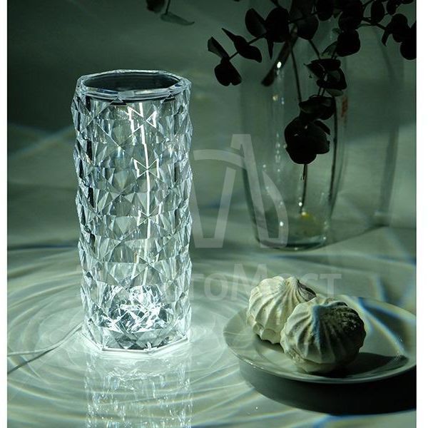 Светильник светодиодный CTL3-USB 3Вт 120лм 5В 2SMD IP20 диммер: 2700-3000К/4000-4500К/6000-6500К ночник настольный прозр. кристалл акрил ФАZА 5040885