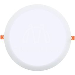 Светильник светодиодный ДВО 1610 24Вт 6500К IP20 круг бел. IEK LDVO0-1610-1-24-6500-K01