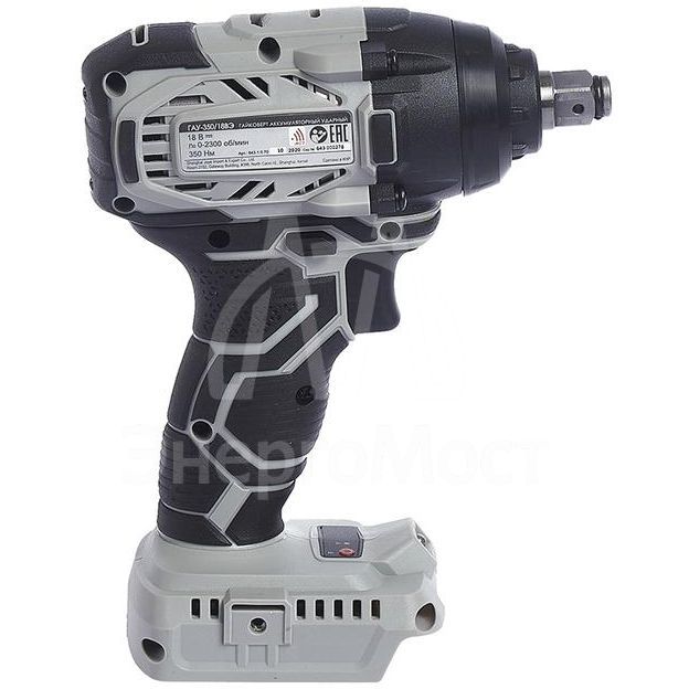Гайковерт аккумуляторный ударный бесщеточный ГАУ-350/18ВЭ Li-ion АПИ (картон без аккум. и ЗУ) ИНТЕРСКОЛ 643.1.0.70