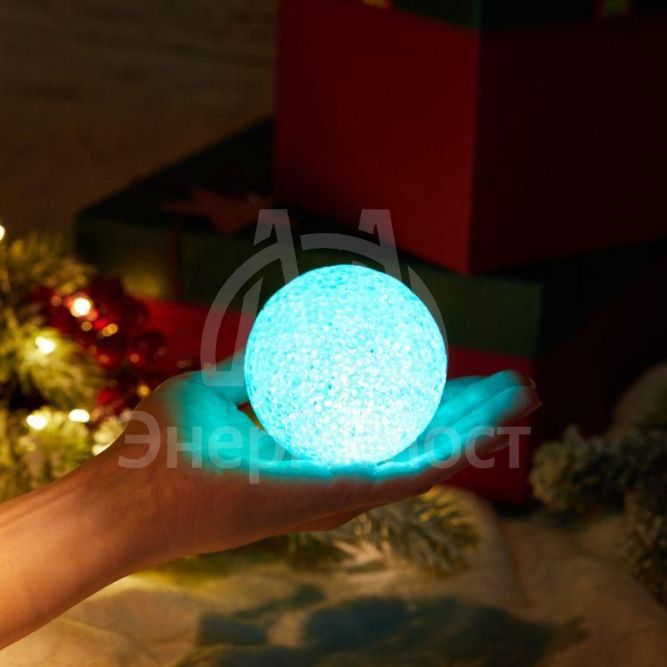 Фигура светодиодная &amp;quot;Снежок&amp;quot; RGB 8см Neon-Night 513-011