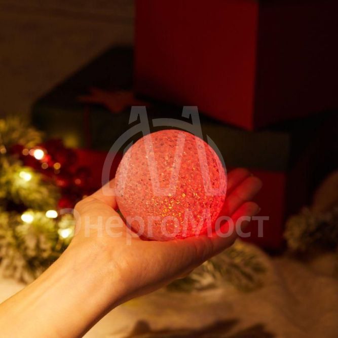 Фигура светодиодная &amp;quot;Снежок&amp;quot; RGB 8см Neon-Night 513-011