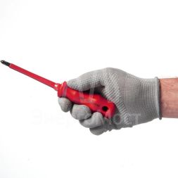 Отвертка диэлектрическая крестовая 3 Ph2х100мм K2 1000В ARMA2L 3 IEK A2L3-SC30-K2-PH-20-100