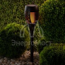 Светильник садовый ERASF012-34 Факел 50см солнечная батарея ЭРА Б0044242