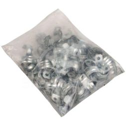 Скоба крепежная однолапковая d25-26мм метал. EKF sm-1-25-26