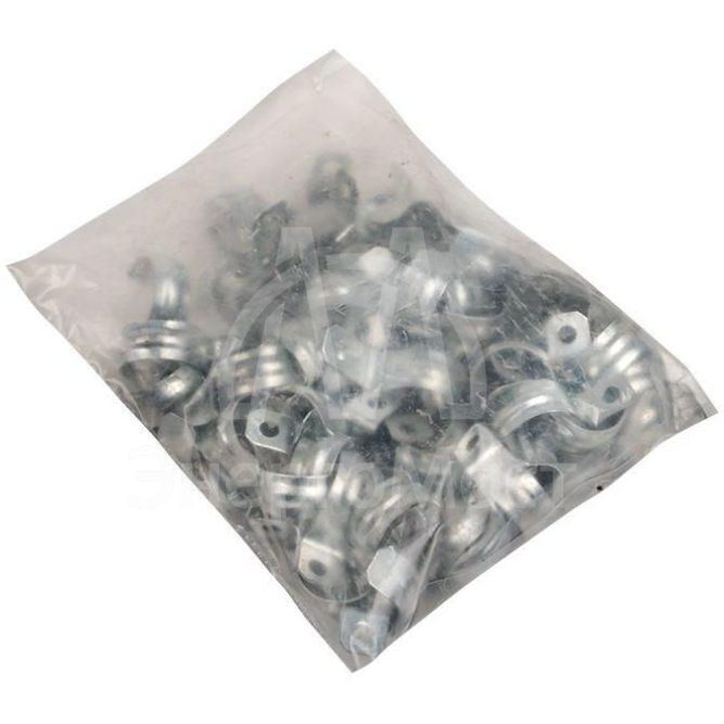 Скоба крепежная однолапковая d25-26мм метал. EKF sm-1-25-26