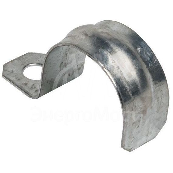 Скоба крепежная однолапковая d25-26мм метал. EKF sm-1-25-26