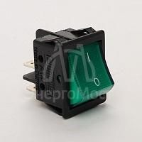Выключатель с подсветкой зел. EMAS A14B1Y11