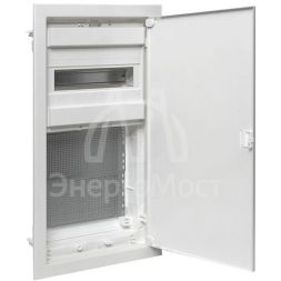 Щит комбинированный встраив. Nova 1 DIN-рейка + 2 монтаж. платы 3 габарит IP41 с пластик. дверью EKF nv-cb-pd-1+2