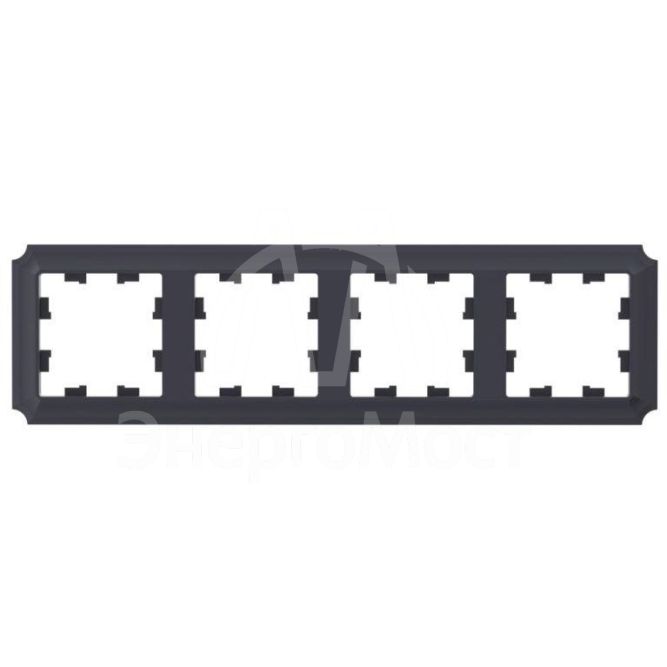 Рамка 4-пост. AtlasDesign Antique универс. карбон SE ATN101004