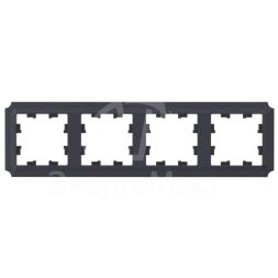 Рамка 4-пост. AtlasDesign Antique универс. карбон SE ATN101004