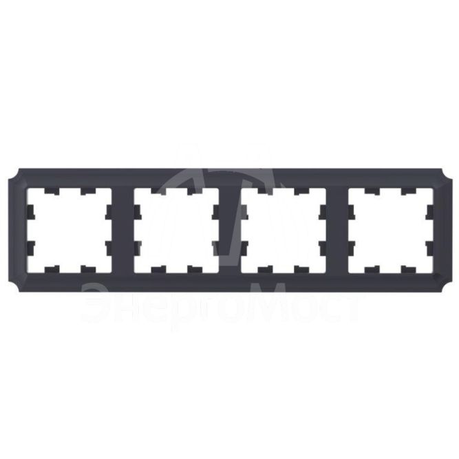 Рамка 4-пост. AtlasDesign Antique универс. карбон SE ATN101004