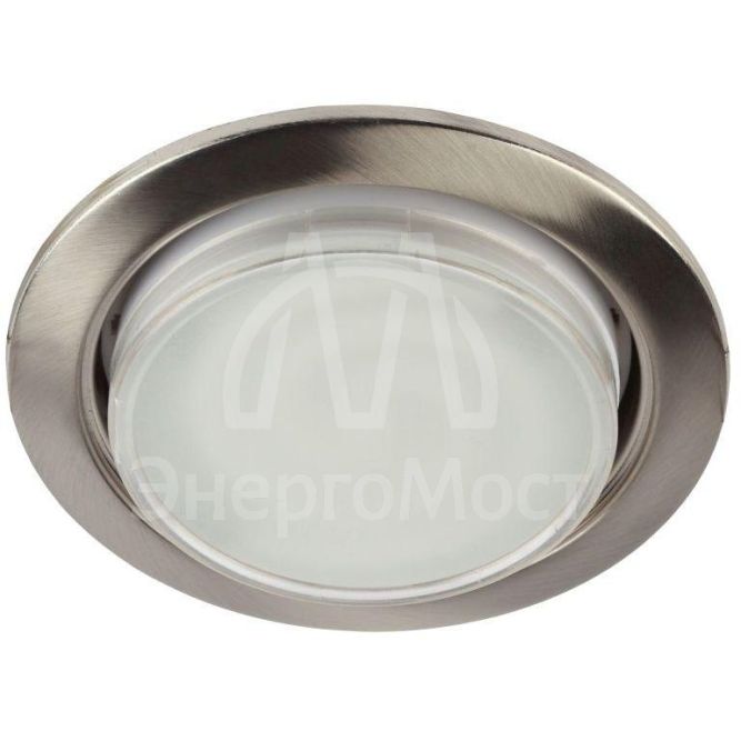 Светильник светодиодный KL35 SN-10 13Вт GX53 220В точечный сатин никель (уп.10шт) ЭРА Б0033035