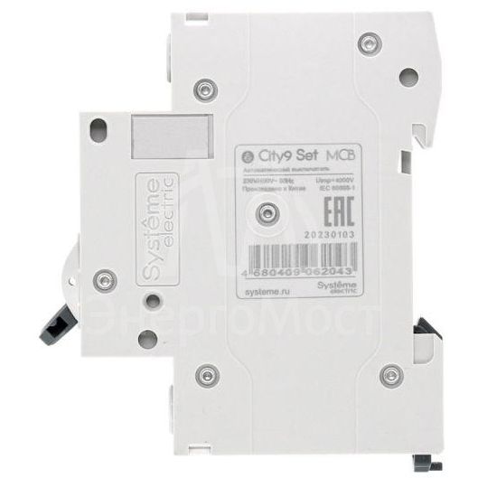 Выключатель автоматический (АВ) С 40А 1P 4.5кА 230В City9 Set SE C9F34140