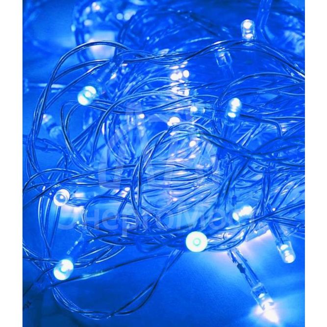 Гирлянда светодиодная 50LED провод 6.5м 8 режимов мигания Космос KOC_GIR50LED_B