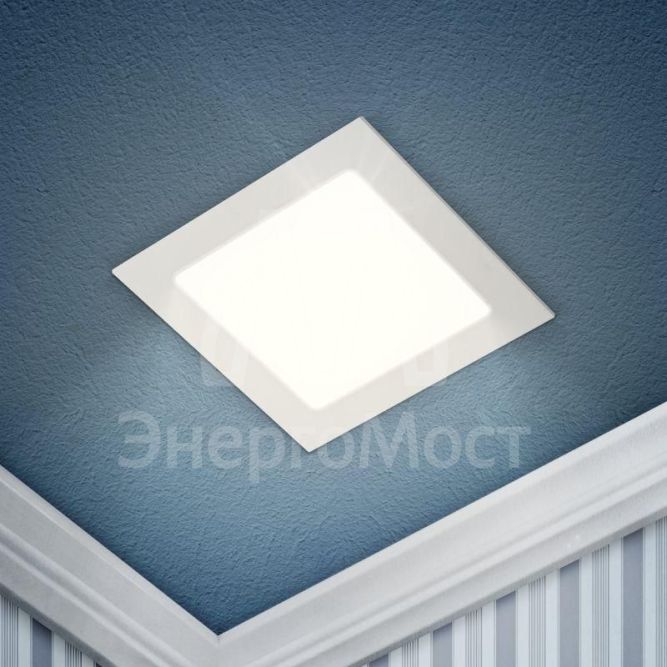 Светильник светодиодный 2-18-4K 18Вт 220В 4000К квадратный Эра Б0019461