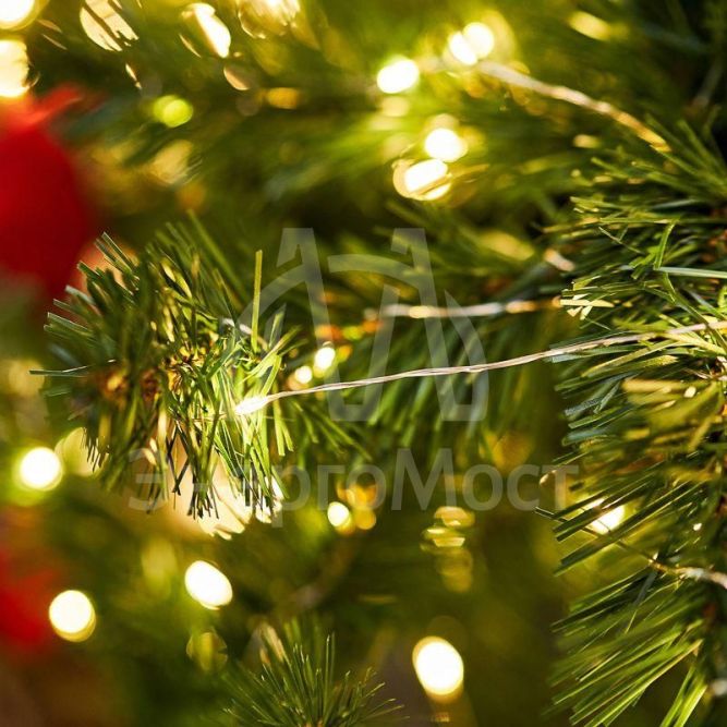 Гирлянда светодиодная &amp;quot;Роса&amp;quot; 30м 300LED тепл. бел. 3.6Вт IP44 с трансф. Neon-Night 303-216