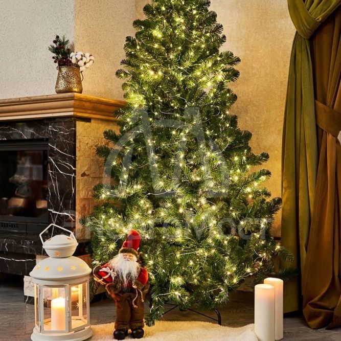 Гирлянда светодиодная &amp;quot;Роса&amp;quot; 30м 300LED тепл. бел. 3.6Вт IP44 с трансф. Neon-Night 303-216