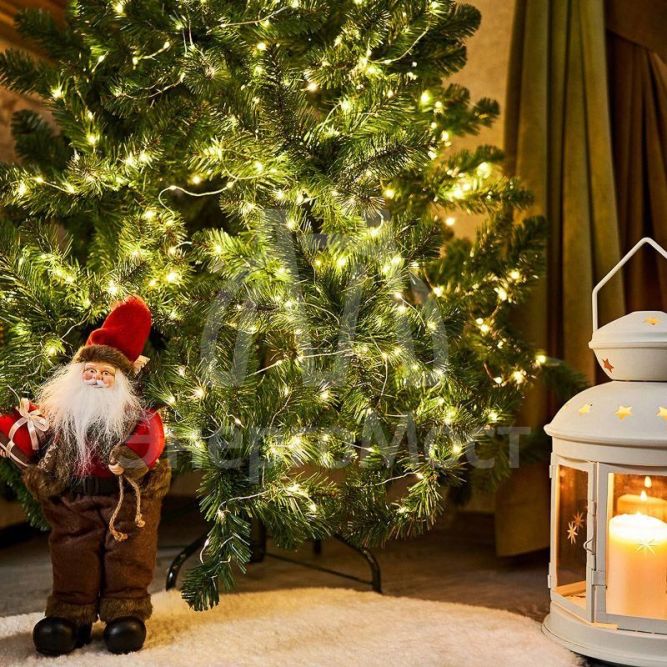 Гирлянда светодиодная &amp;quot;Роса&amp;quot; 30м 300LED тепл. бел. 3.6Вт IP44 с трансф. Neon-Night 303-216