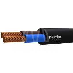 Провод ПВС 2х1 Ч (бухта) (м) РЭК-PRYSMIAN 0102030101