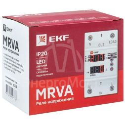 Реле напряжения и тока с дисплеем MRVA 63А PROxima EKF MRVA-63A