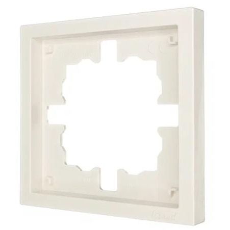 Рамка 1-мест. горизонт. ZIMA слон. кость LEZARD 704-9000-146