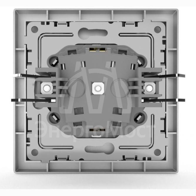 Розетка 1-м СП Pixel 16А IP20 с заземл. защ. шторки в сборе алюм. TOKOV ELECTRIC TKE-PX-R1FZSF-C03