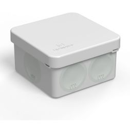 Коробка распределительная ОП для прямого монтажа двухкомпонентн. безгалогенная (HF) 70х70х40 Промрукав 60-0200