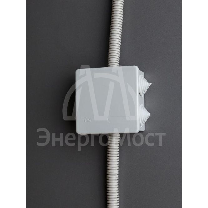 Коробка распаячная ОП 85х85х40 IP44 KM41235 (6 каб.ввод.) IEK UKO11-085-085-040-K41-44