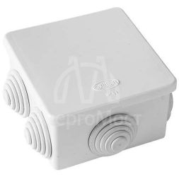 Коробка распределительная ОП 80х80х40мм IP54 бел. ГУСИ С3В86 Б Евро