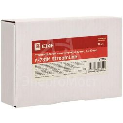 Сжим ответвительный У-731М (4-10/1.5-10кв.мм) (орех) StreamLine EKF y731m