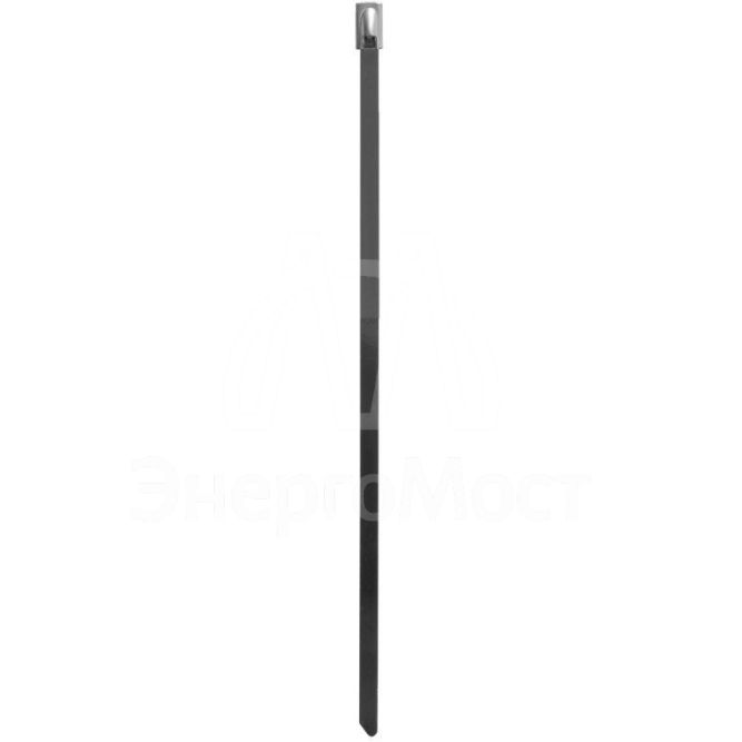 Хомут кабельный 4.6х300 нерж. сталь AISI 316 серебр.(уп.50шт) DKC 27606