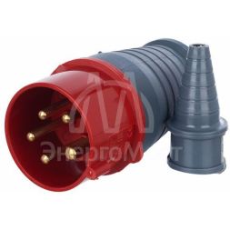 Вилка эл. каб. 16А 3P+PE+N 380В IP44 ССИ-015 IEK PSR02-016-5