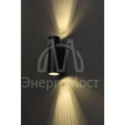 Светильник 5221 2хGU10 IP65 уличный настенный черн. IEK LT-UBU0-5221-GU10-2-K02