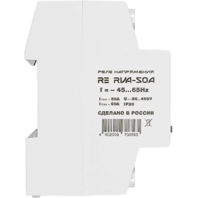 Реле напряжения RE RVA-50А c TFT матрицей