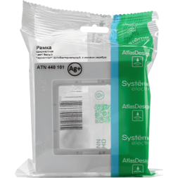 Рамка 1-м AtlasDesign Aqua IP44 бел. SchE ATN440101