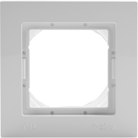 Рамка 1-м AtlasDesign Aqua IP44 бел. SchE ATN440101