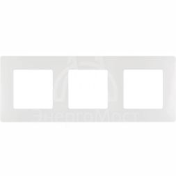 Рамка 3-м Etika бел. Leg 672503