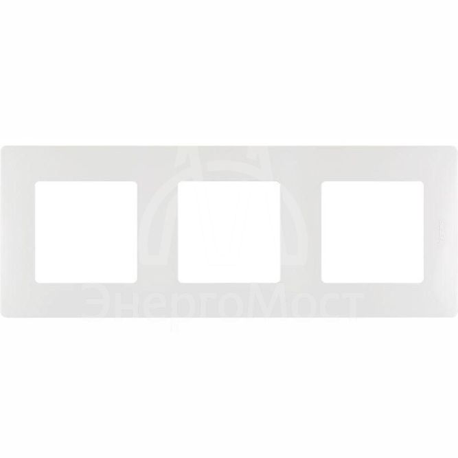 Рамка 3-м Etika бел. Leg 672503