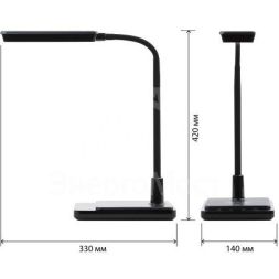 Светильник светодиодный NLED-499-10W-BK настольный черн. ЭРА Б0052777