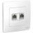 Розетка компьютерная 2-м СП BLANCA RJ45 кат.5e бел. SchE BLNIS045451