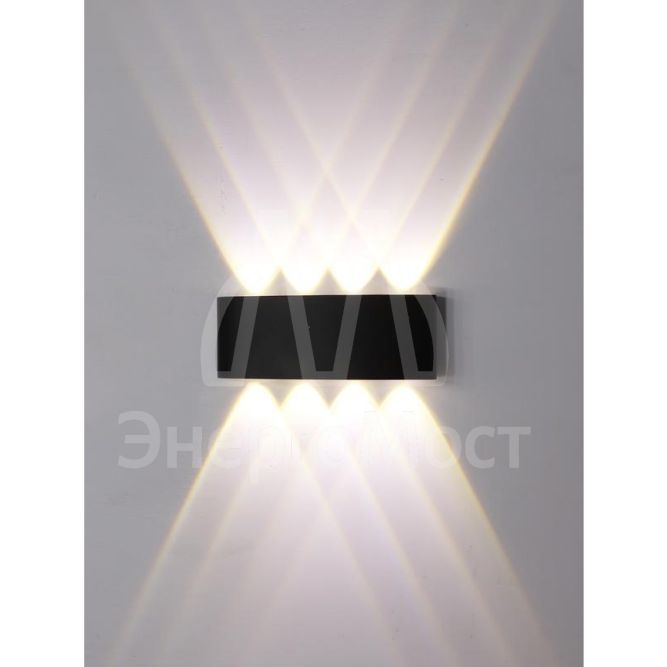 Светильник светодиодный архитектурный PWL-80210 8Вт 4000К BL IP54 фасадный черн. JazzWay 5039872