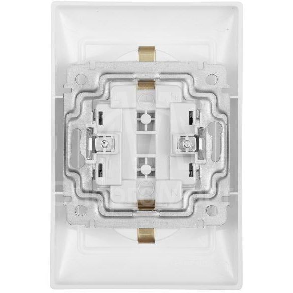 Розетка 2-м СП Valena 2К+3 с заземл. нем. станд. бел. (DIY-упак.) Leg 694272